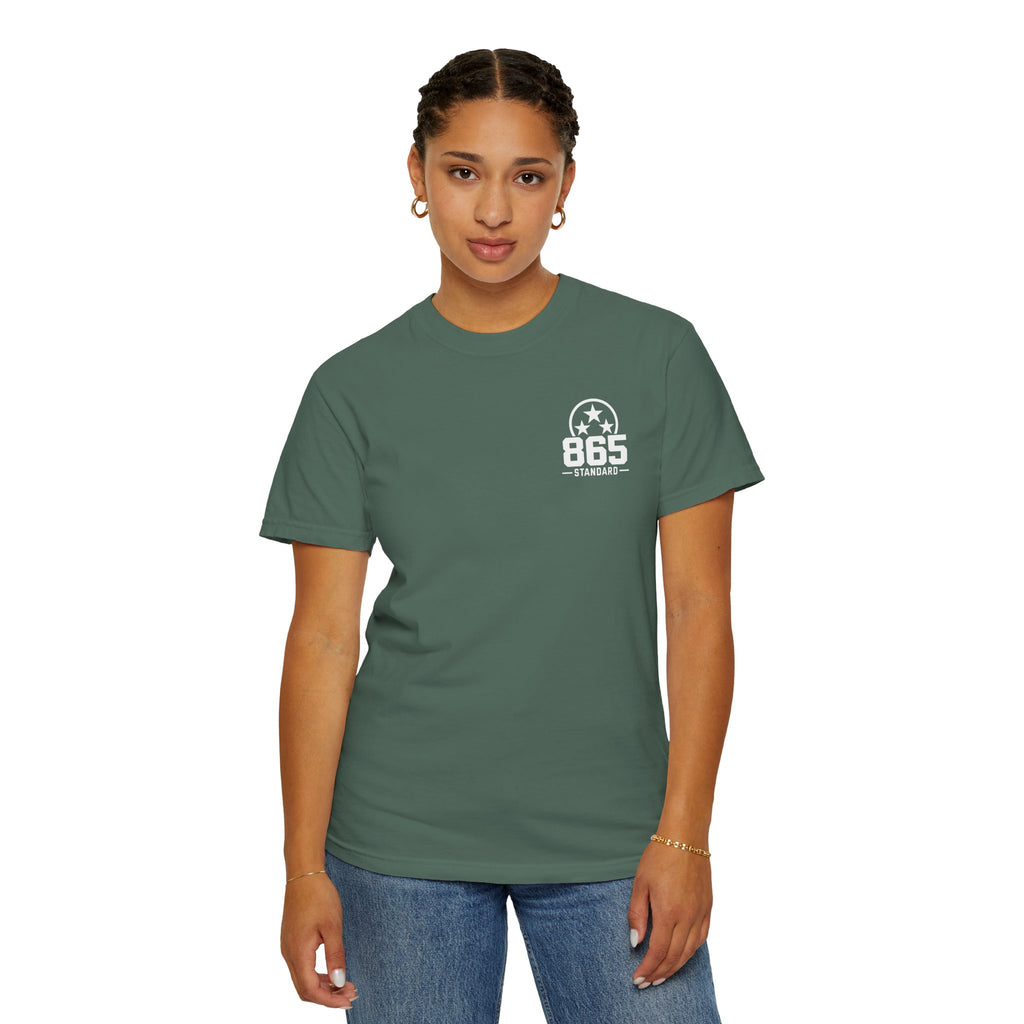 Black Lab Hunting T-Shirt — Retriever Dog & Rifle Outdoors Graphic
