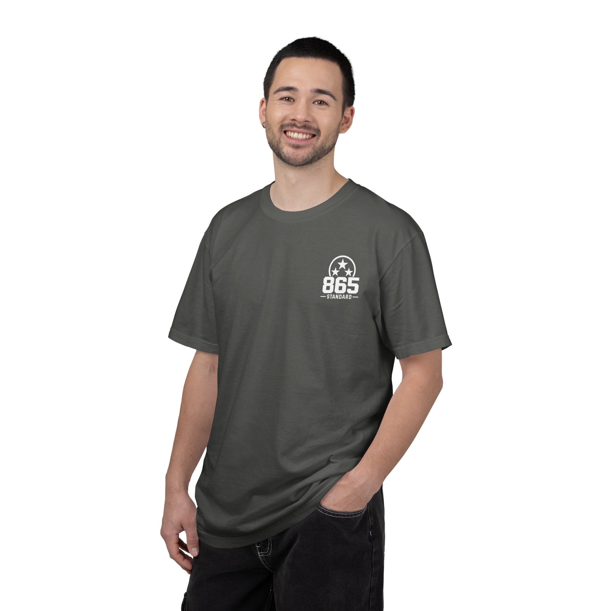 Black Lab Hunting T-Shirt — Retriever Dog & Rifle Outdoors Graphic