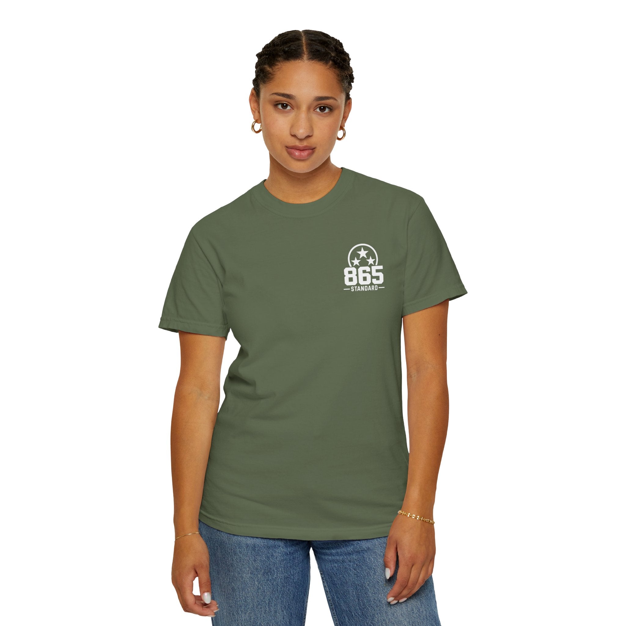 Black Lab Hunting T-Shirt — Retriever Dog & Rifle Outdoors Graphic
