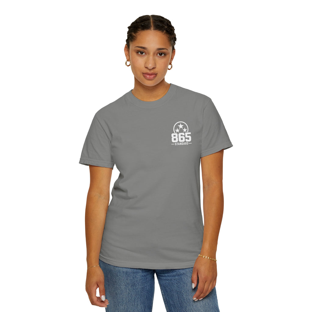 Black Lab Hunting T-Shirt — Retriever Dog & Rifle Outdoors Graphic