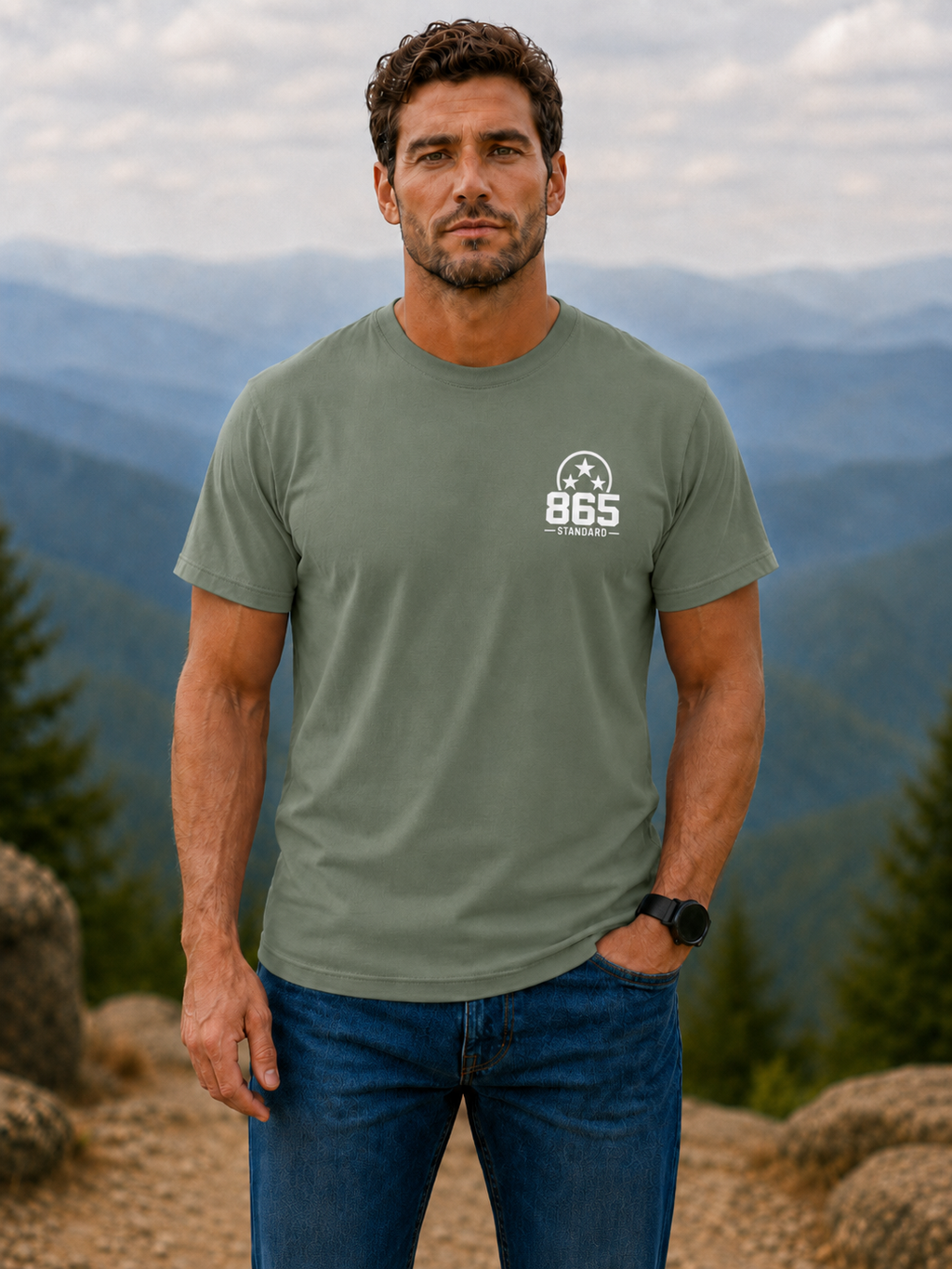 865 Standard - Mountain Badge