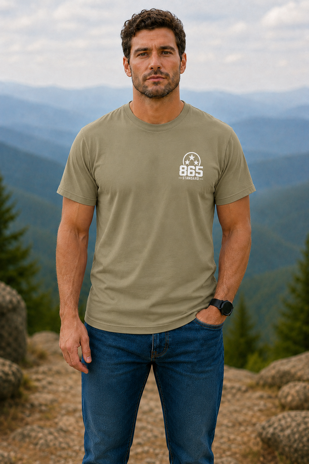 865 Standard - Mountain Badge